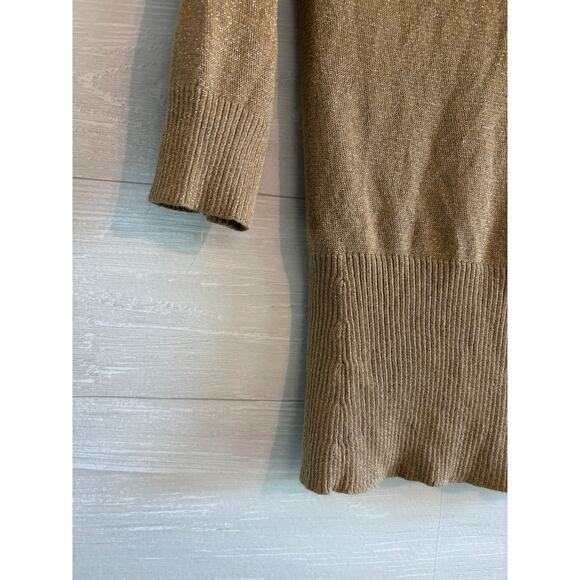 A. Byer sweater glitter gold size L - Picture 3 of 7